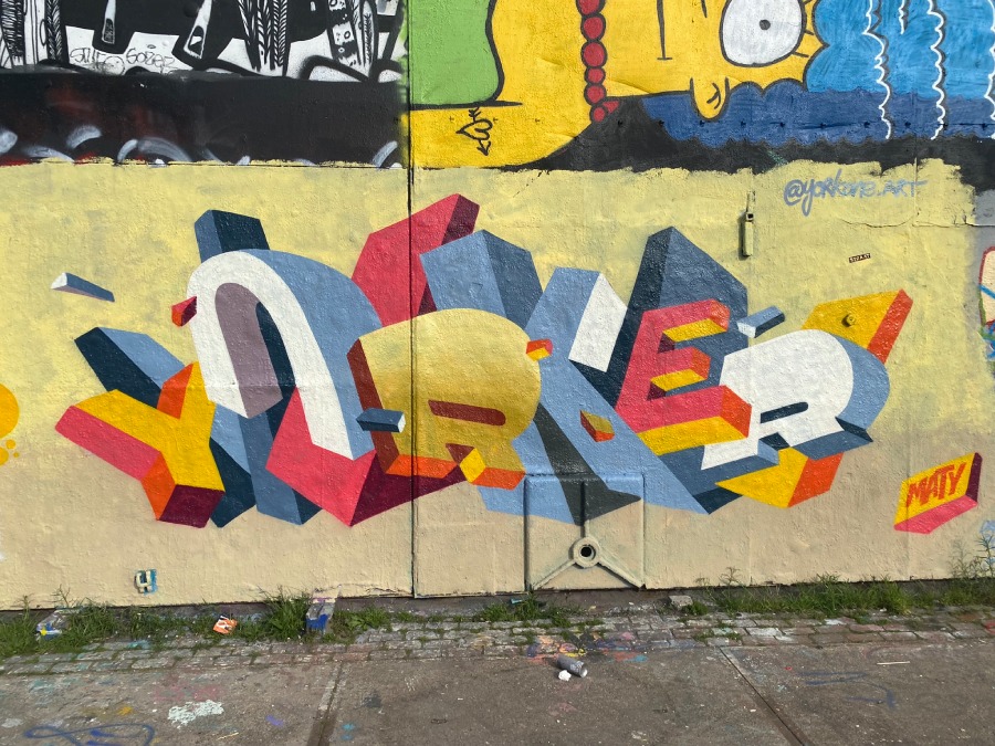 YORK, ndsm, graffiti, amsterdam